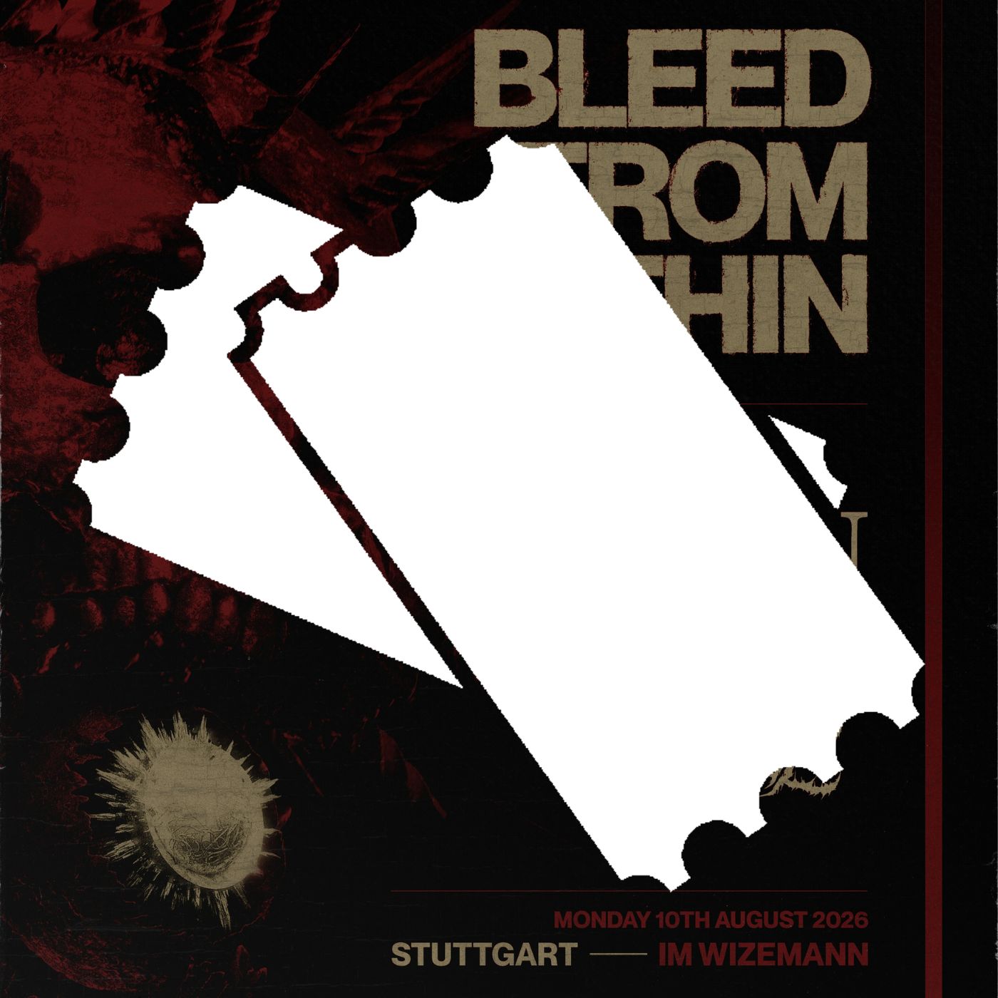 Bleed From Within - Stuttgart - Memory Ticket
