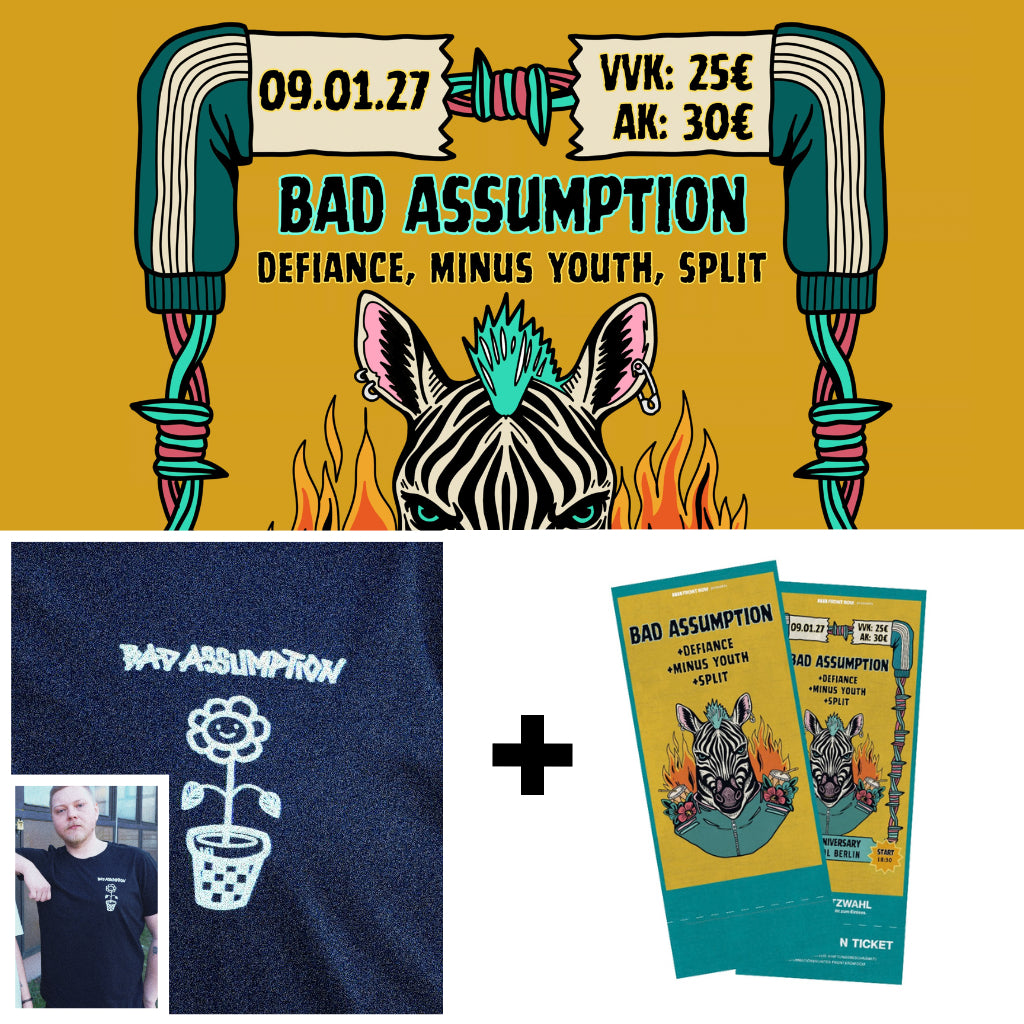 Bad Assumption - Blume - Shirt & Ticket Bundle