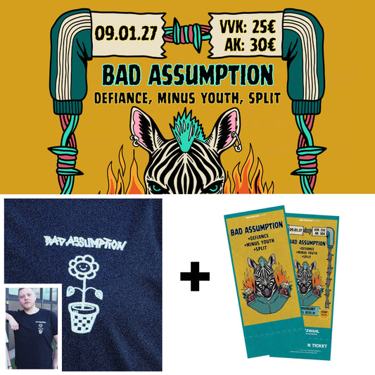 Bad Assumption - Blume - Shirt & Ticket Bundle