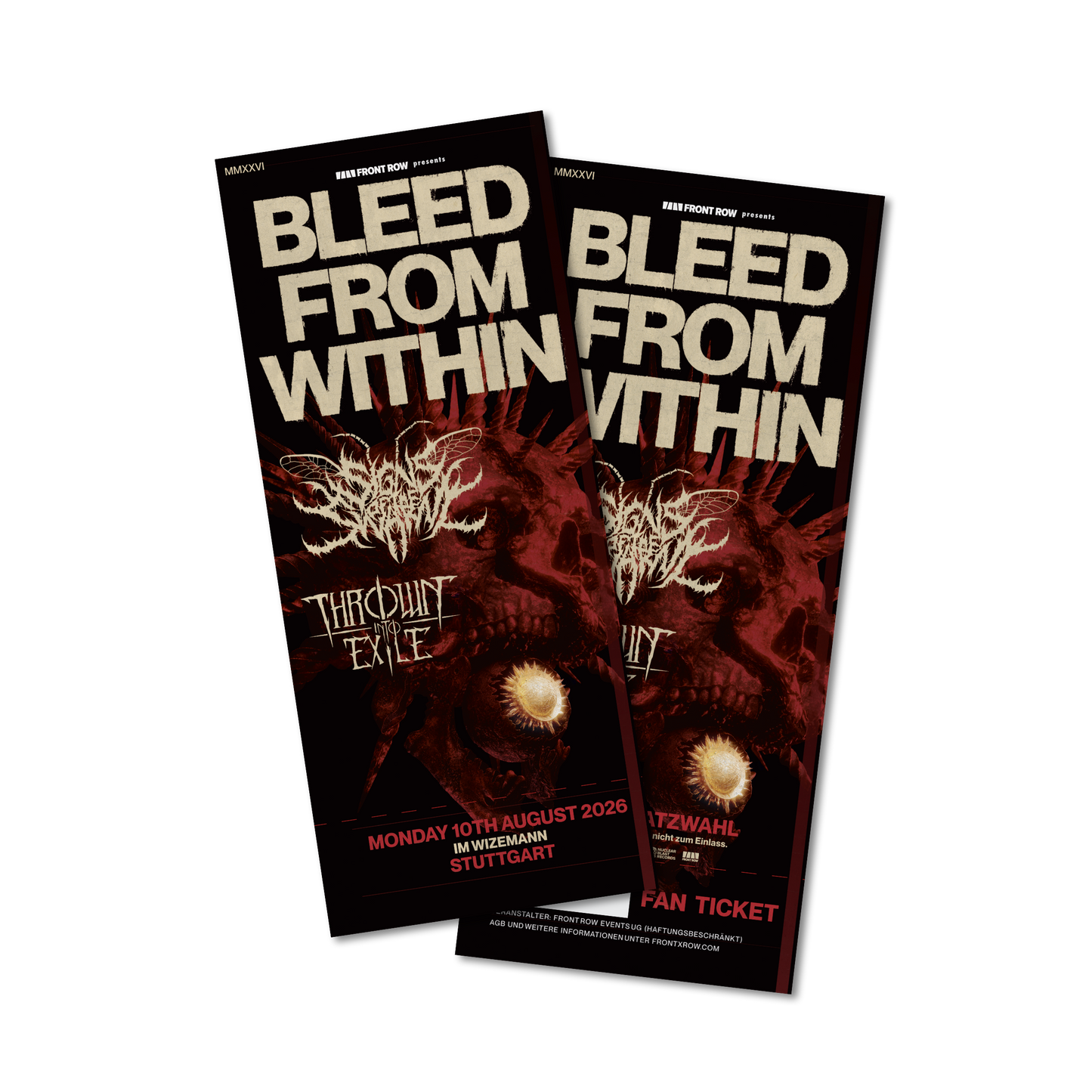 Bleed From Within - Stuttgart - Memory Ticket