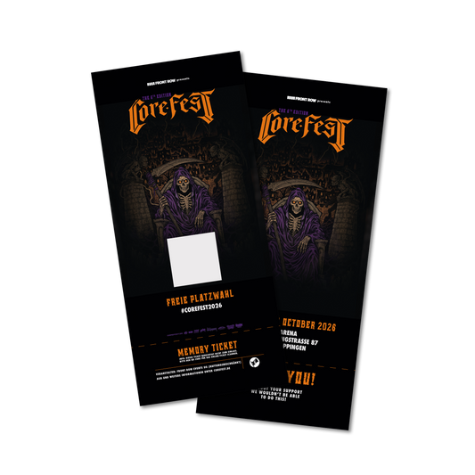Core Fest 2026 - E-Ticket & Memory Ticket