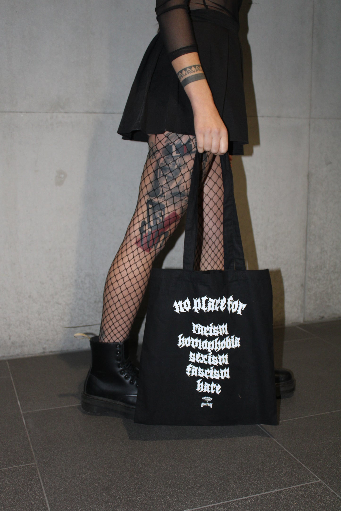 Coretex x Core Fest - "No Place For" Stoffbeutel