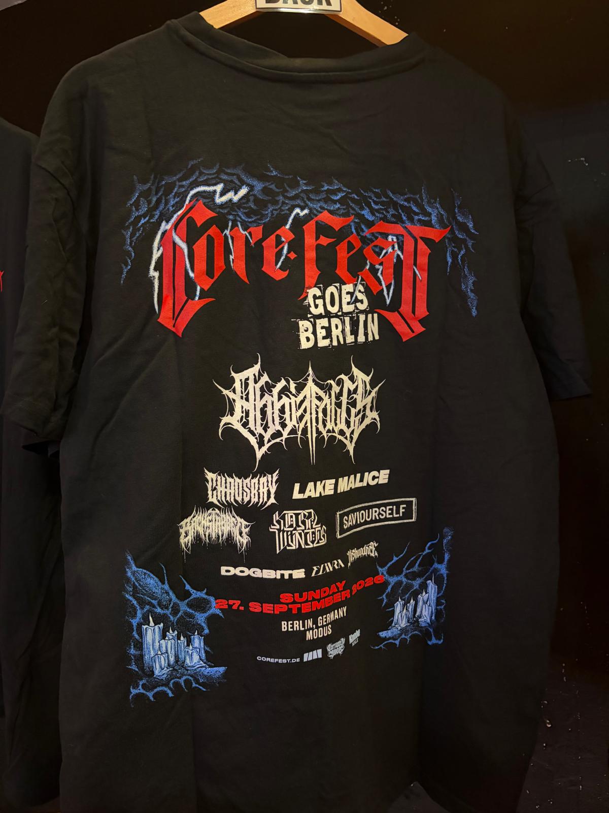 Core Fest goes Berlin Lineup Shirt