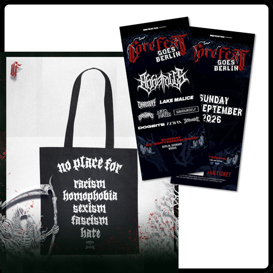 Core Fest goes BERLIN - "No place for ..." Early Bird Bundle 1